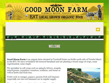 Tablet Screenshot of goodmoonfarm.com